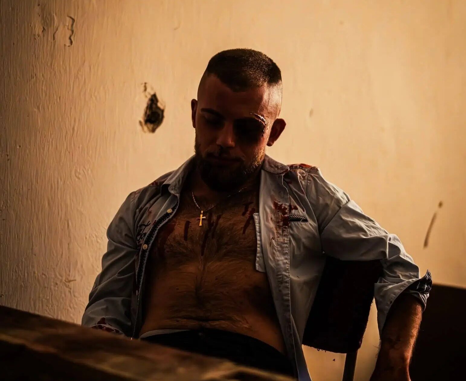 Realistyczna charakteryzacja urazów klatki piersiowej w scenariuszu szkoleniowym